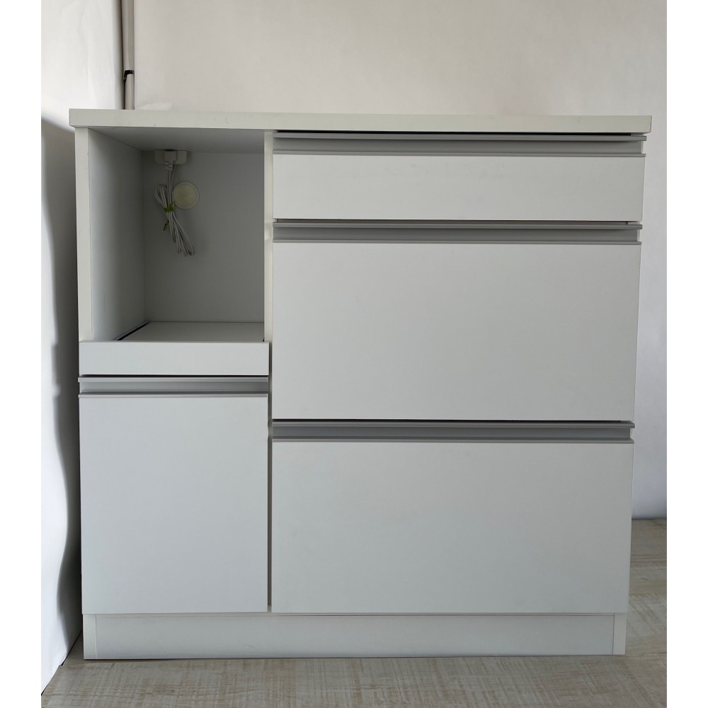 KGY-141832　キッチンカウンター［ホワイト］