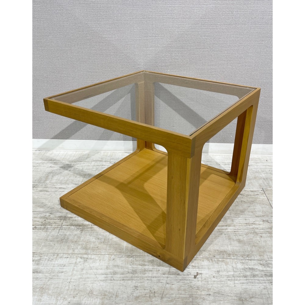 KGY-140982　ガラスセンターテーブル［ナチュラル］