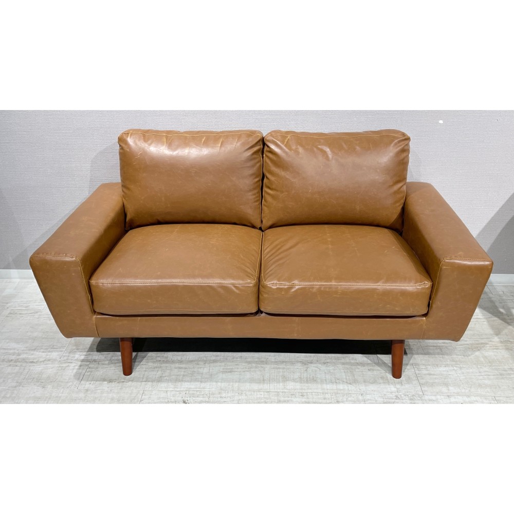 KGY-140668　２Ｐソファ［ブラウン］