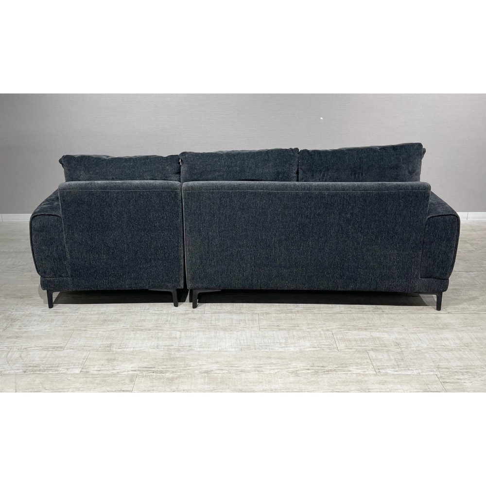 KGY-140782　座って左カウチソファセット［グレー］