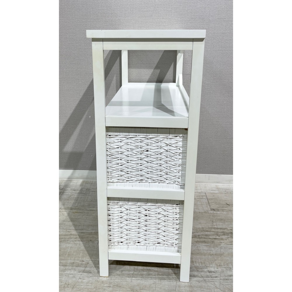 KGY-141011　ガラスチェスト［ホワイト］