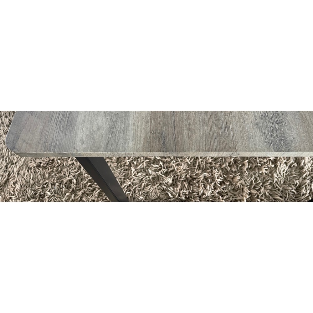 KGY-141563　ダイニング５点セット［グレー］