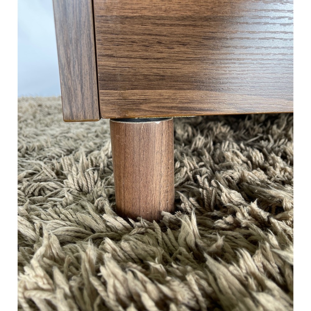 KGY-141579　ベッドフレーム［セミダブル］［ブラウン］