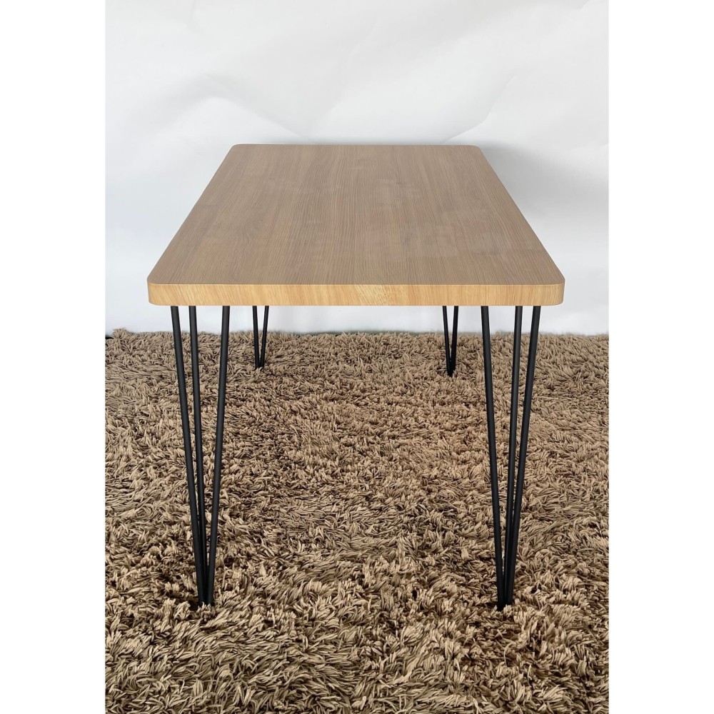 KGY-141503　ダイニング５点セット［ナチュラル／ブラック］