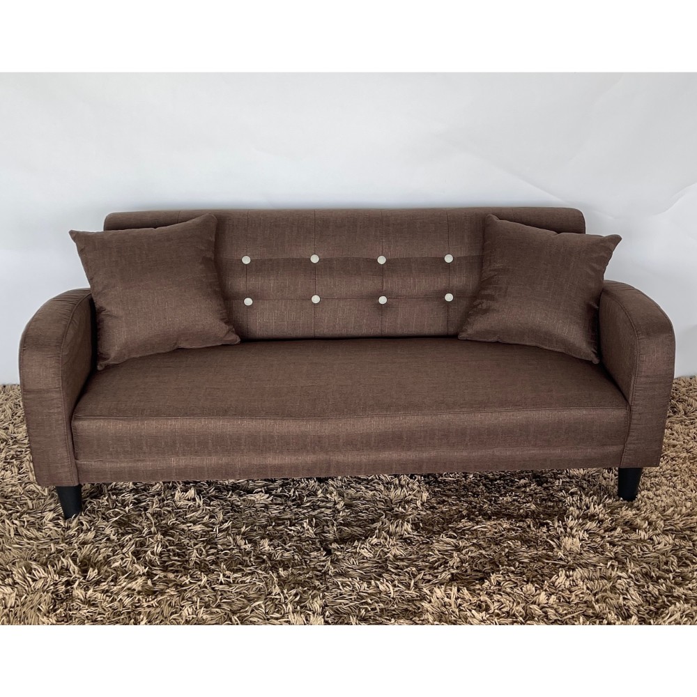 KGY-141564　２．５Ｐソファ［ダークブラウン］