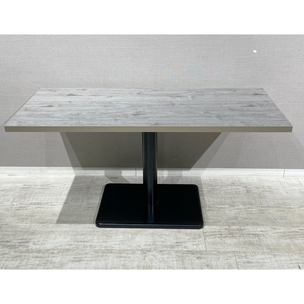 KGY-140778　ダイニングテーブル［グレー／ブラック］