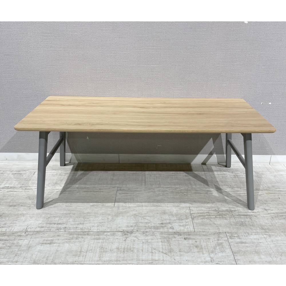 KGY-141087　折りたたみ式センターテーブル［ナチュラル／グレー］