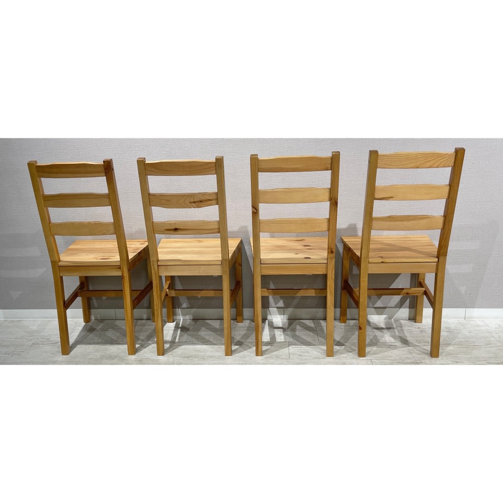 KGY-140637　ダイニング５点セット［ナチュラル］