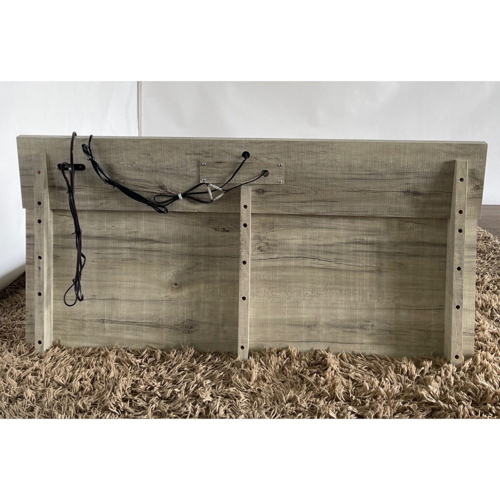 KGY-141527　ベッドフレーム［セミダブル］［アイボリー］