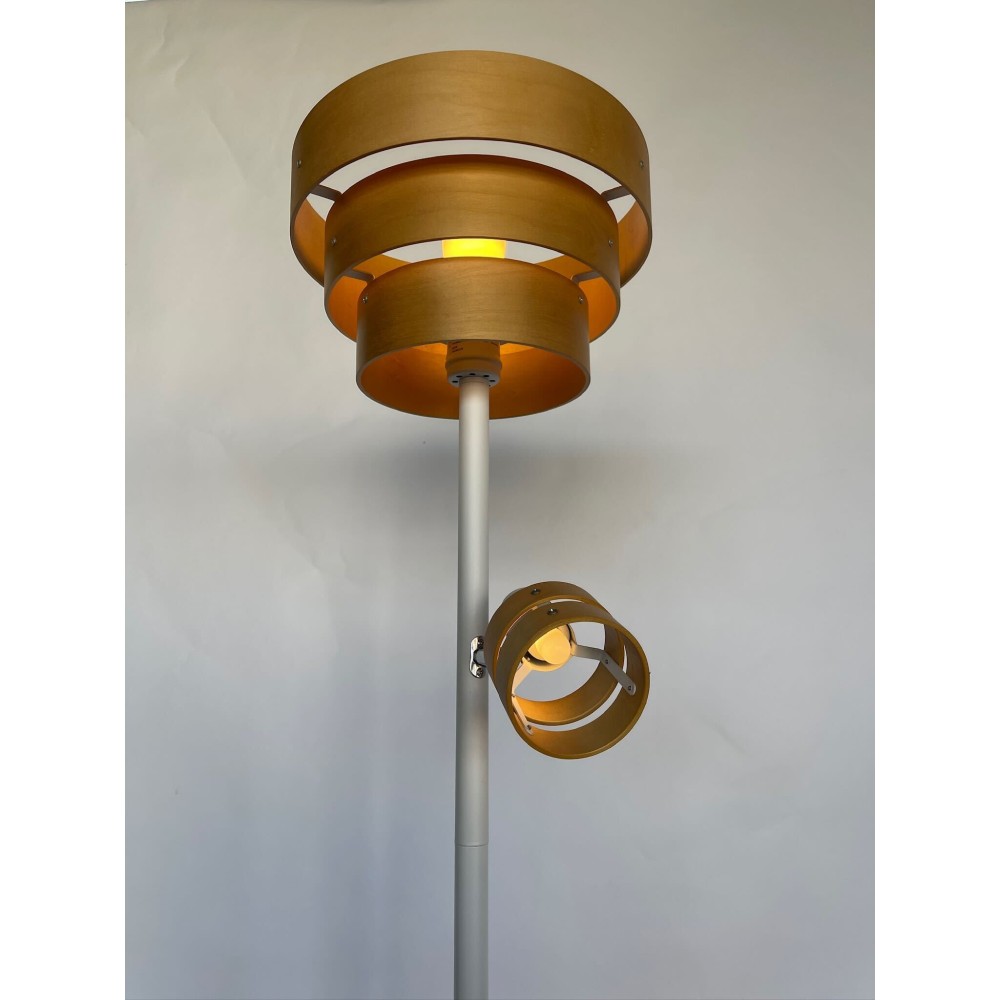 KGY-141606　スタンドライト［ホワイト／ナチュラル］