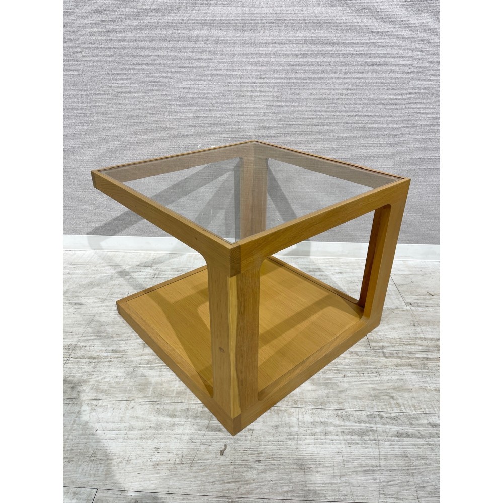 KGY-140983　ガラスセンターテーブル［ナチュラル］