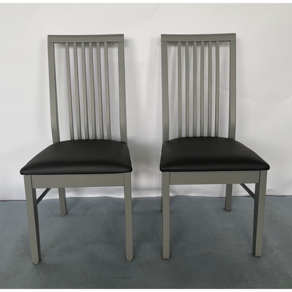 KGY-141880　ダイニング３点セット［ナチュラル／グレー］