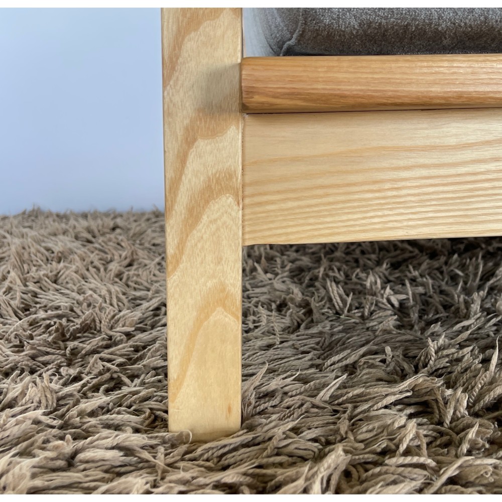 KGY-141567　２Ｐソファ［グレー／ブルー］