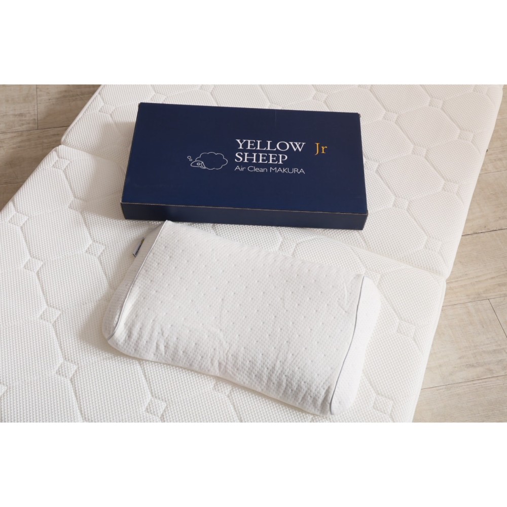 YS-1121547　イエローシープ　エアクリーンまくらジュニア［パープル・ホワイト］