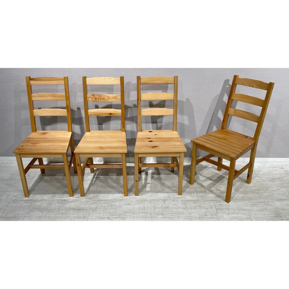 KGY-140637　ダイニング５点セット［ナチュラル］