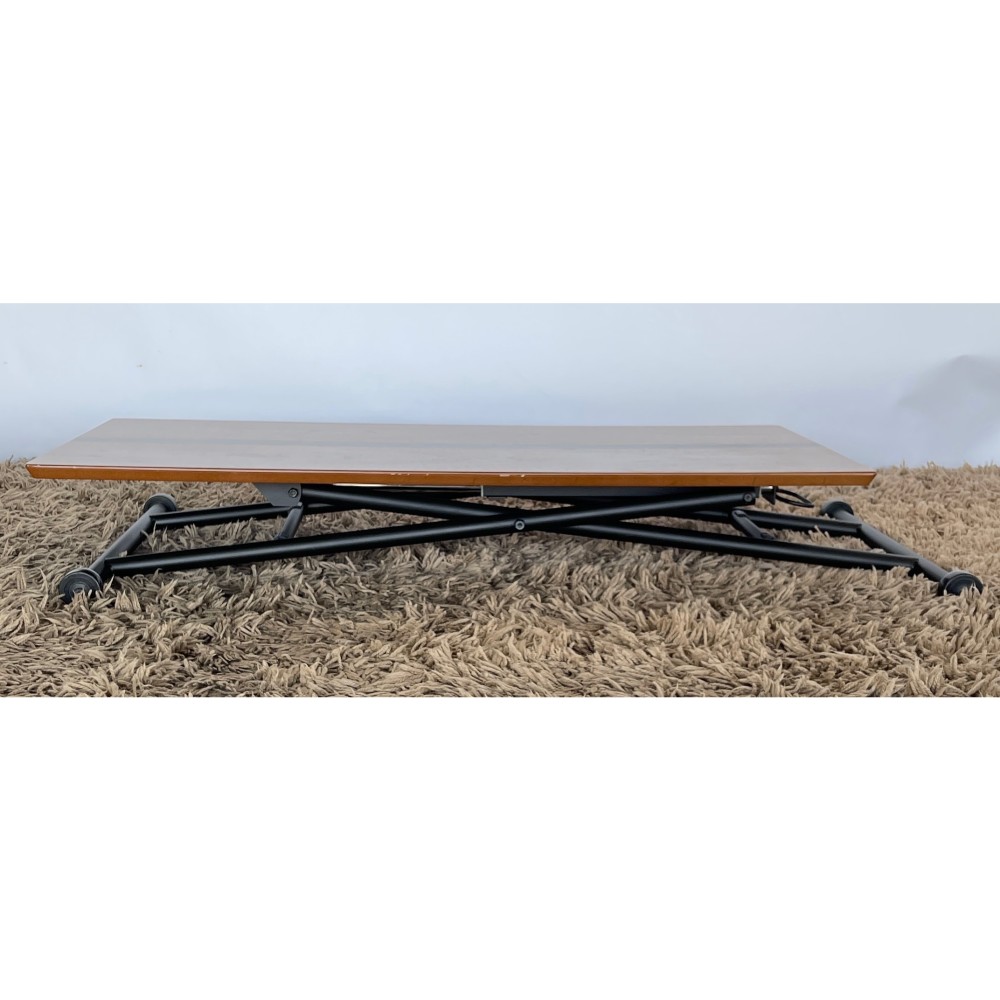 KGY-141571　昇降テーブル［ダークブラウン］