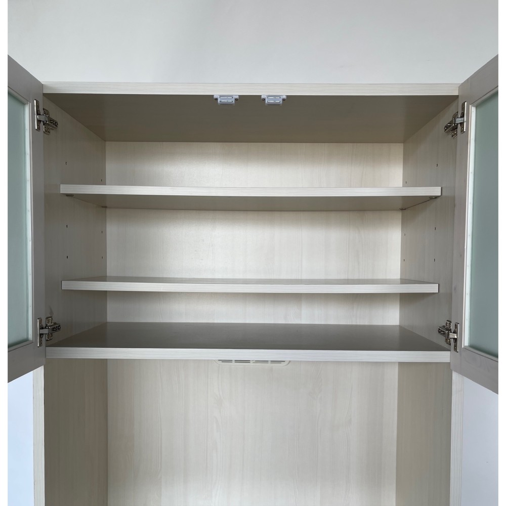 KGY-141623　食器棚［ナチュラル］