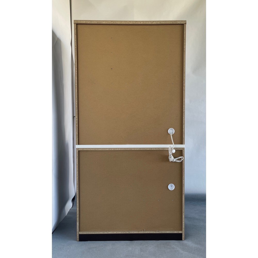 KGY-141897　食器棚［ブラウン］