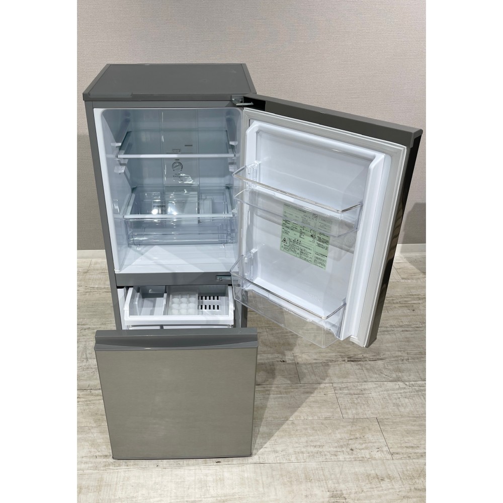 KGY-139549　冷凍冷蔵庫［１２６Ｌ］［ブラッシュシルバー］
