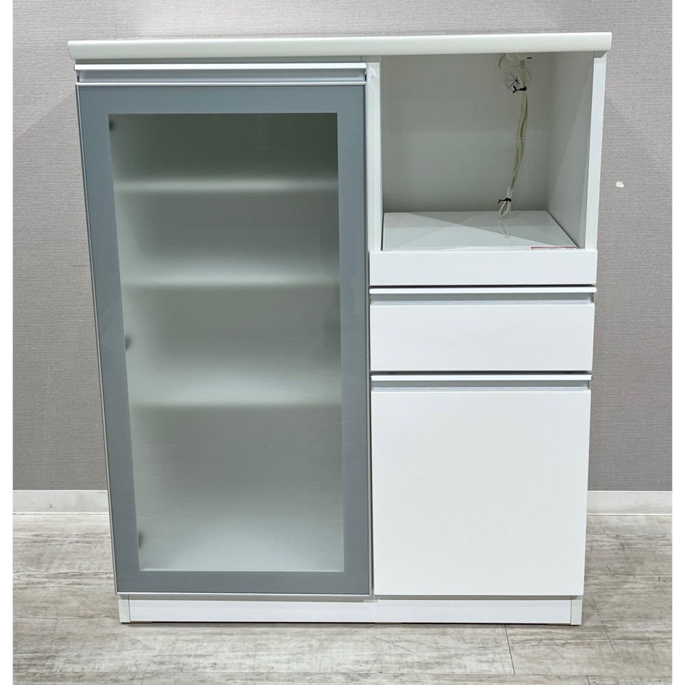 KGY-140643　キッチンカウンター［ニトリ］［ホワイト］