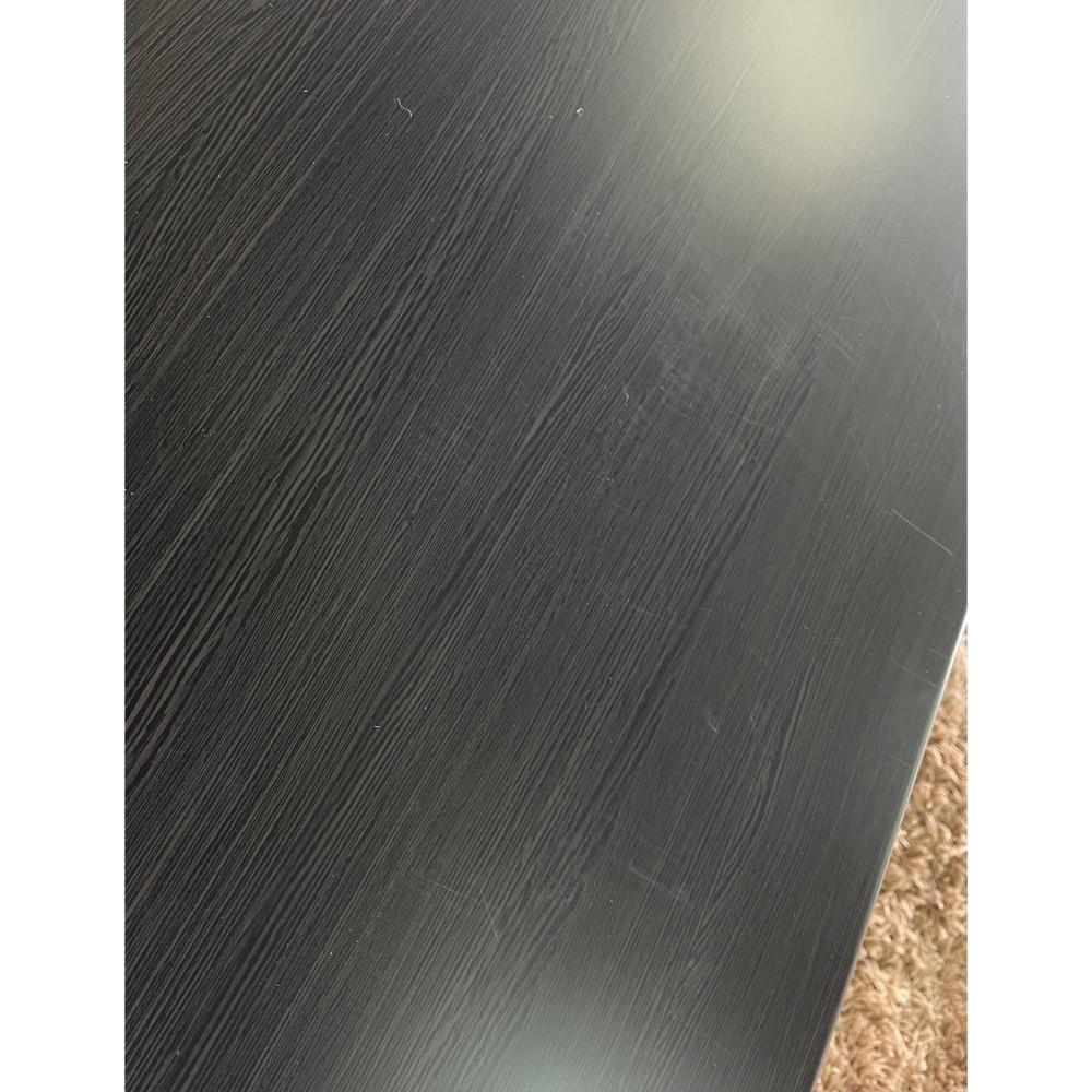 KGY-141583　ダイニング５点セット［ブラック］