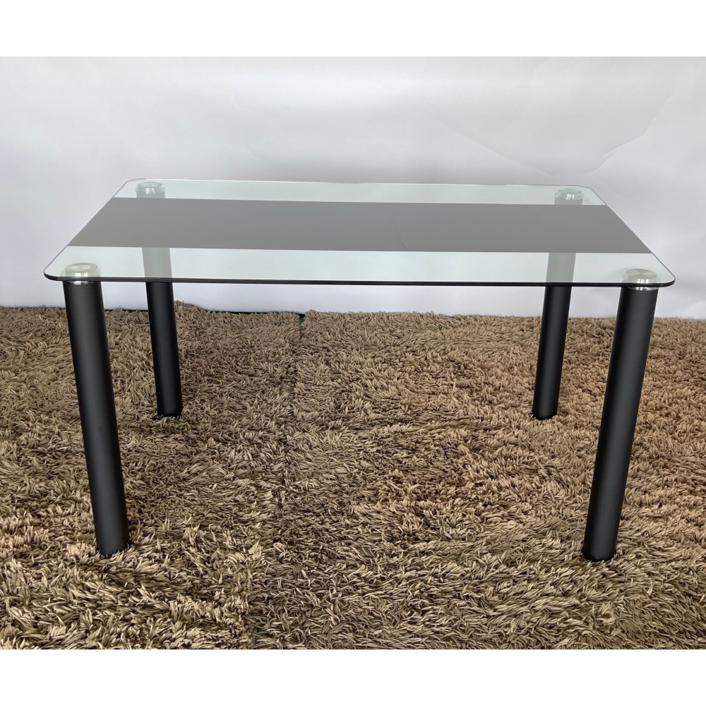 KGY-141569　ダイニング５点セット［ブラック］