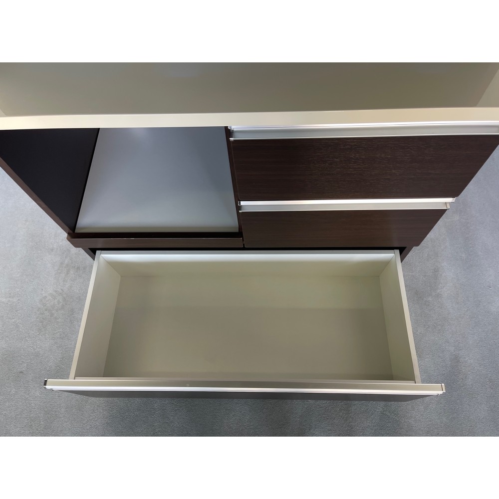 KGY-141897　食器棚［ブラウン］