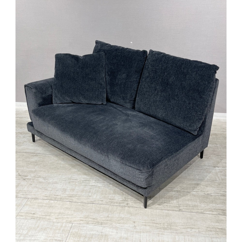 KGY-140782　座って左カウチソファセット［グレー］