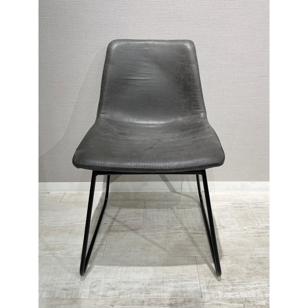 KGY-140787　チェア［ダークグレー］