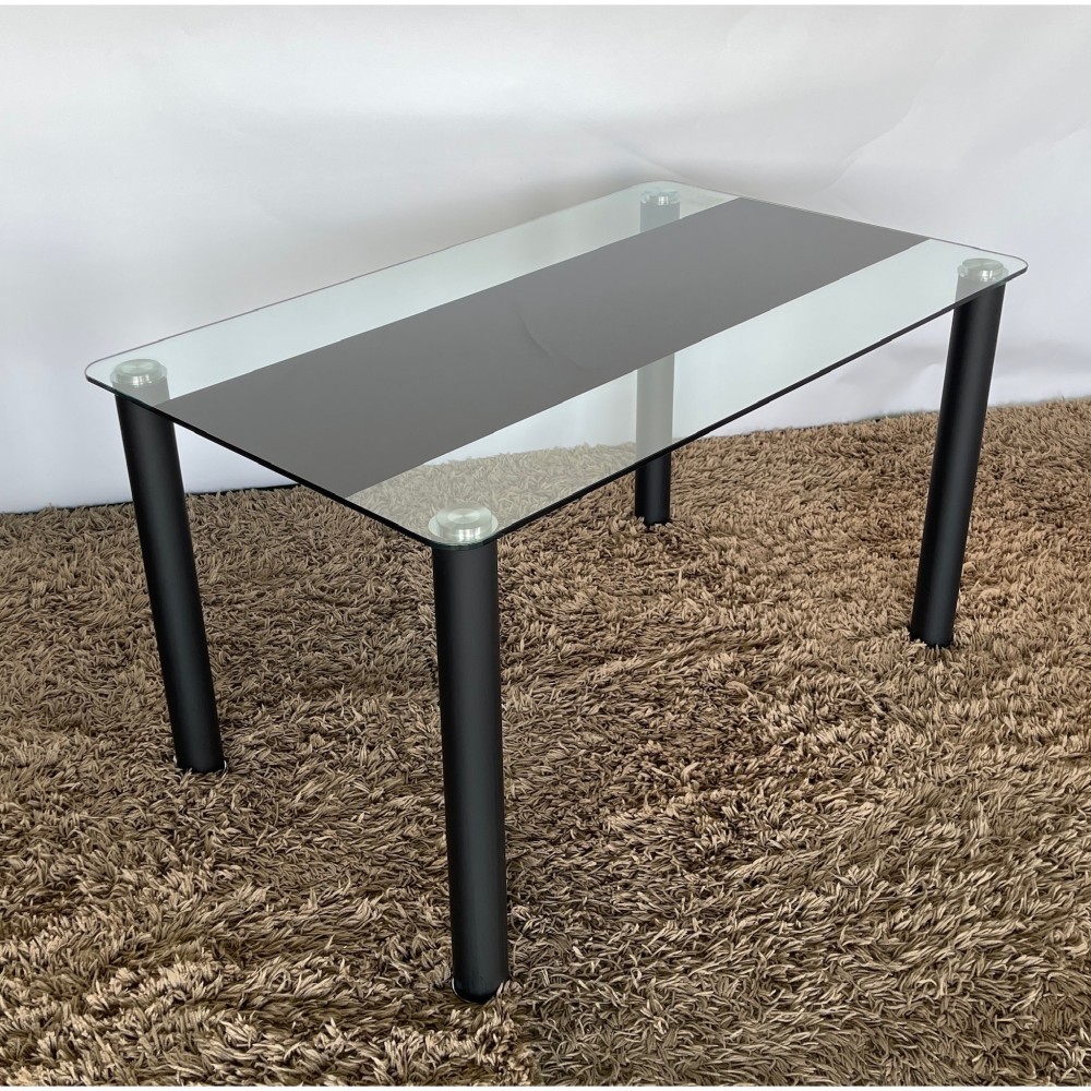 KGY-141569　ダイニング５点セット［ブラック］