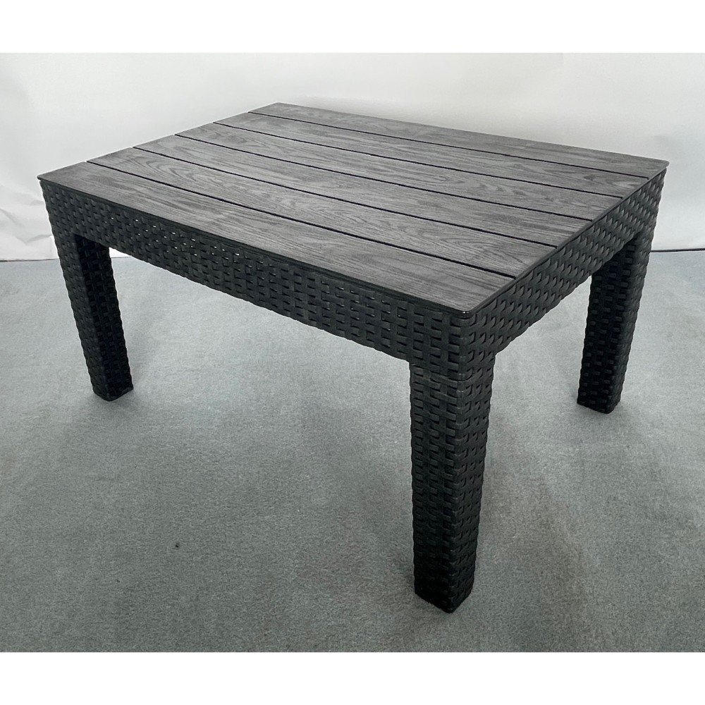 KGY-141909　ガーデンリビング４点セット［ブラック］