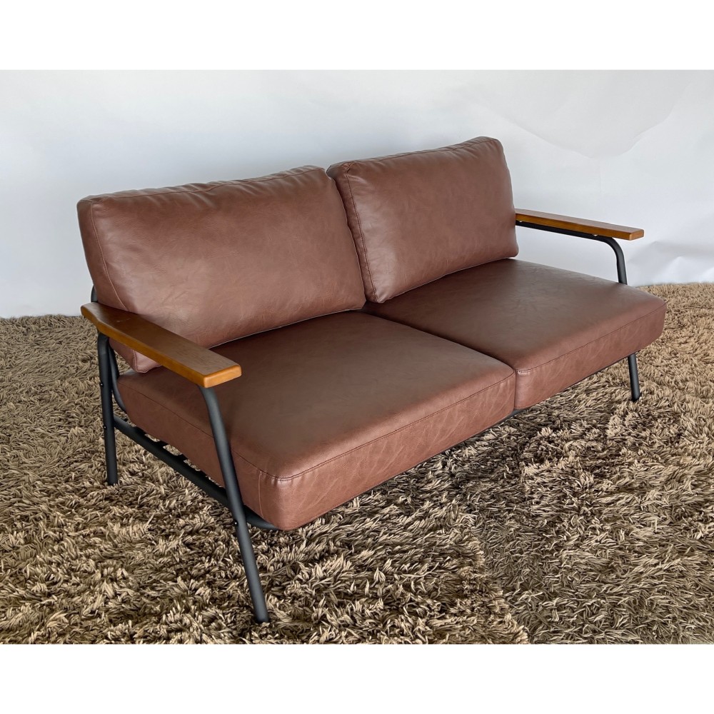 KGY-141568　２Ｐソファ［ブラウン］