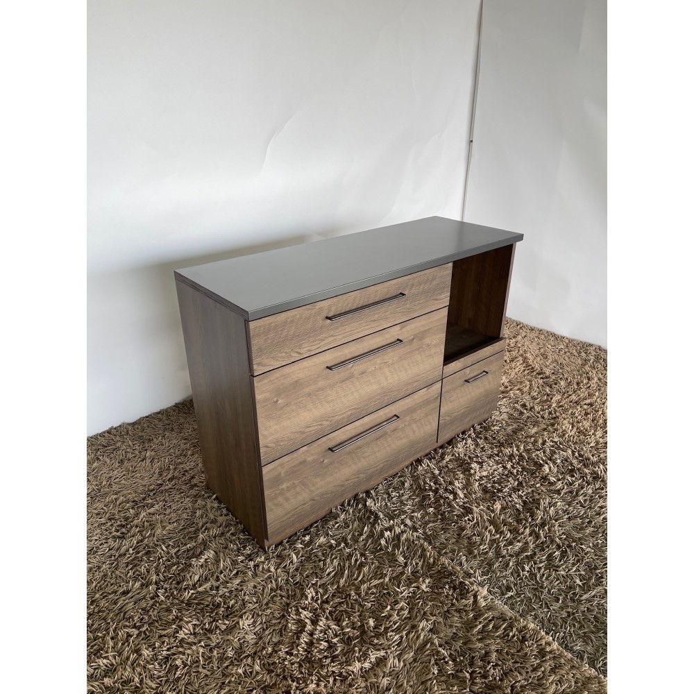 KGY-141586　キッチンカウンター［ブラウン］