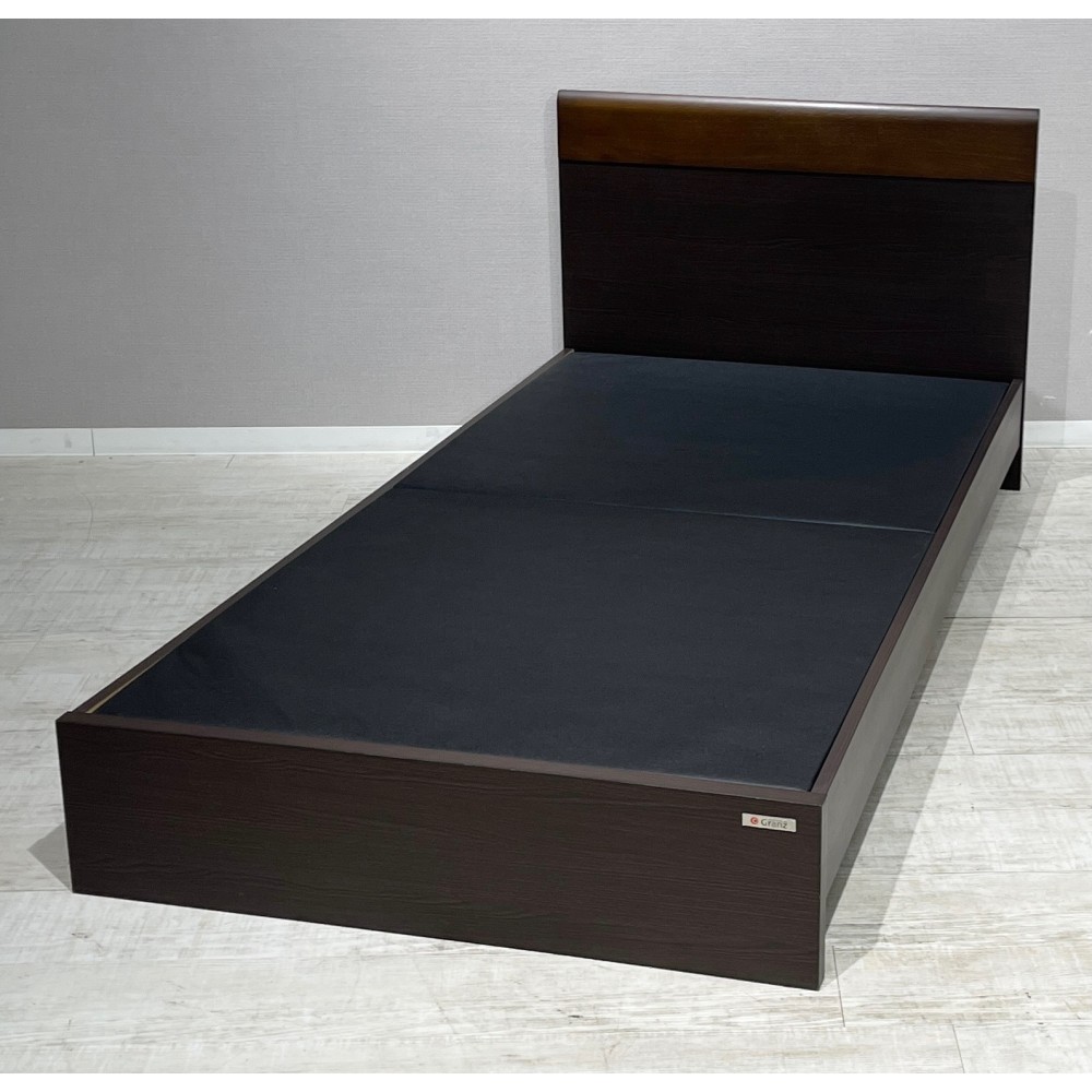 KGY-141149　ベッドフレーム［シングル］［ブラウン］