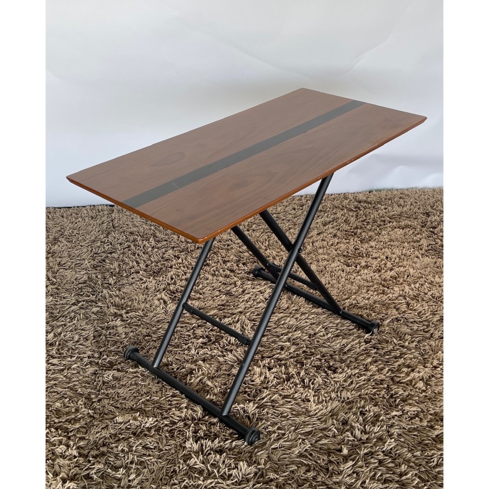 KGY-141571　昇降テーブル［ダークブラウン］