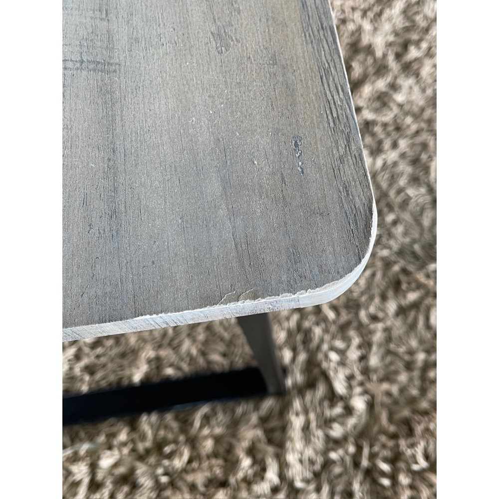 KGY-141563　ダイニング５点セット［グレー］