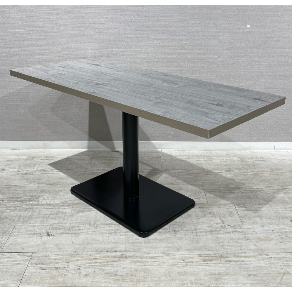 KGY-140778　ダイニングテーブル［グレー／ブラック］