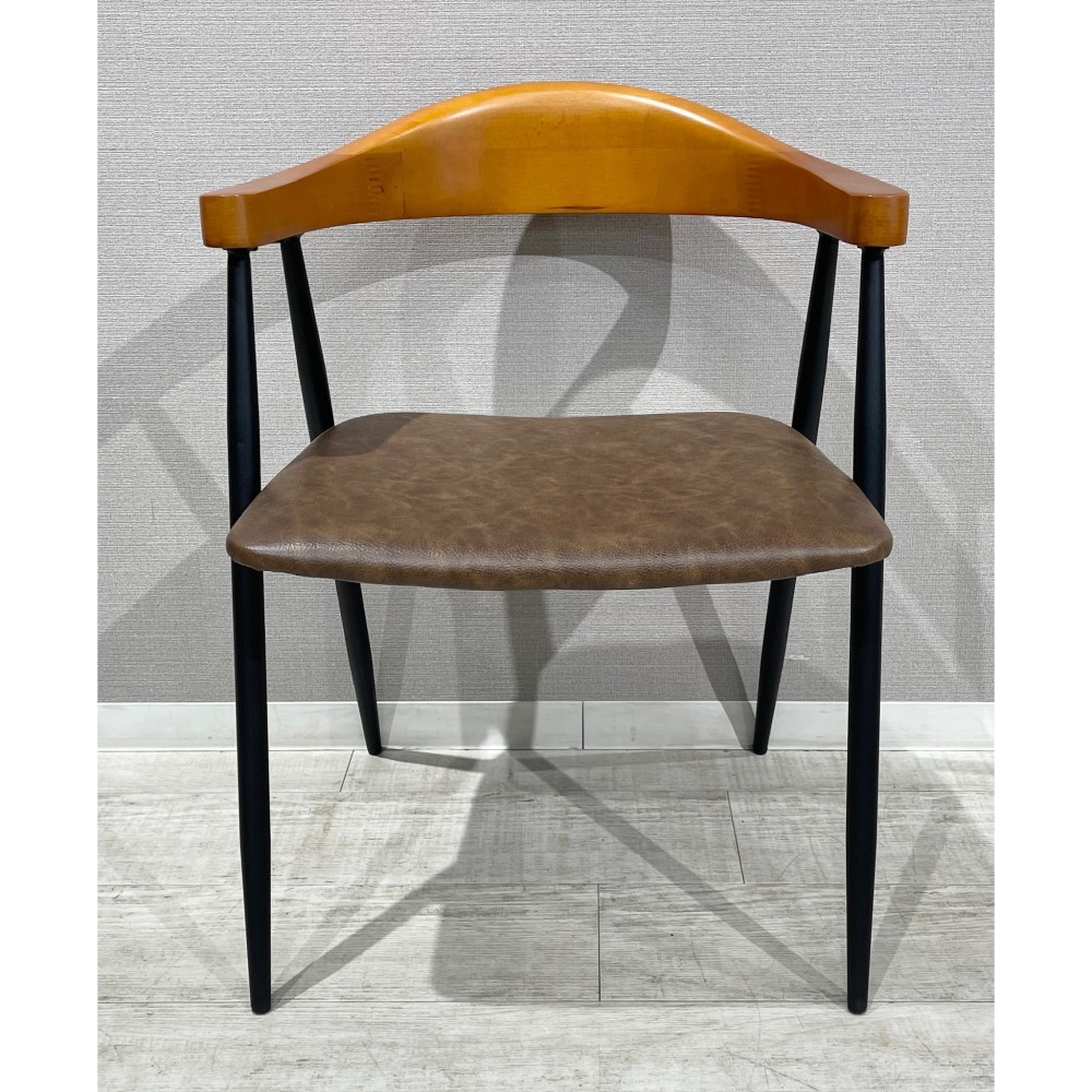 KGY-140677　アームチェア［ブラウン］