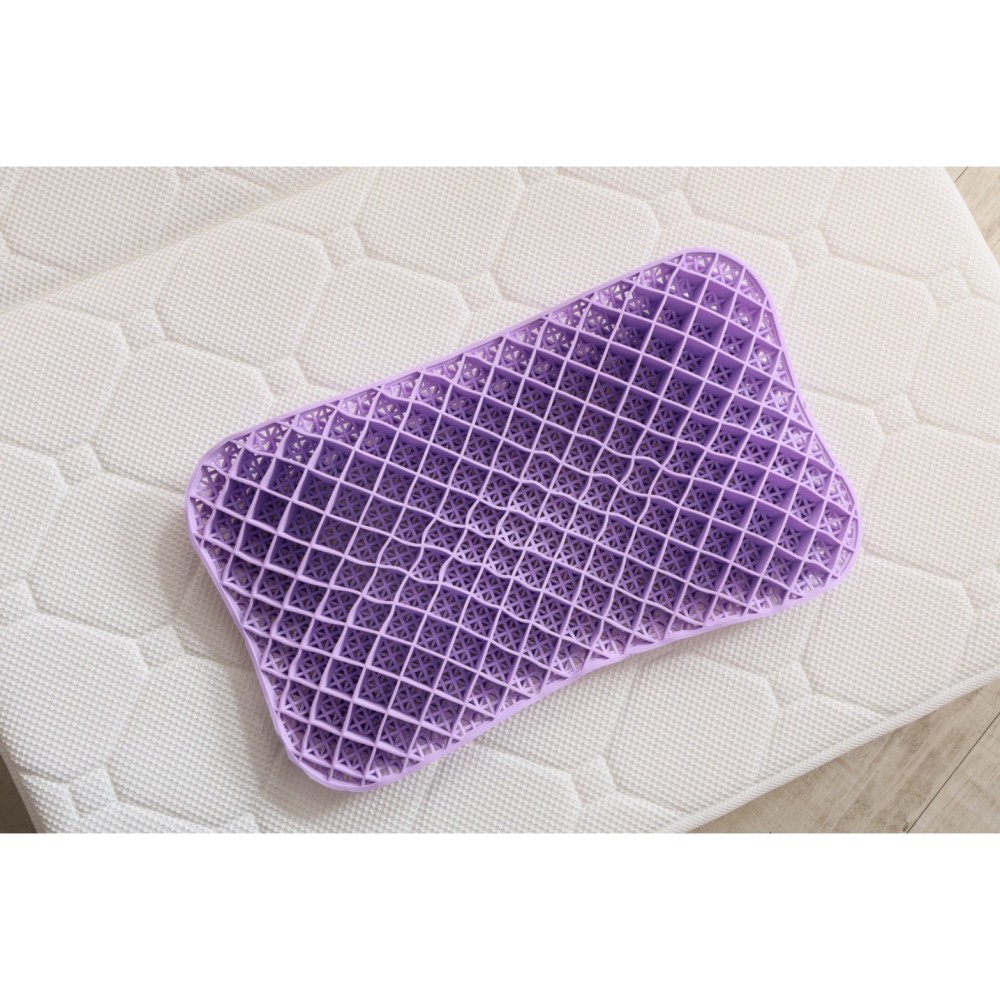 YS-1121547　イエローシープ　エアクリーンまくらジュニア［パープル・ホワイト］