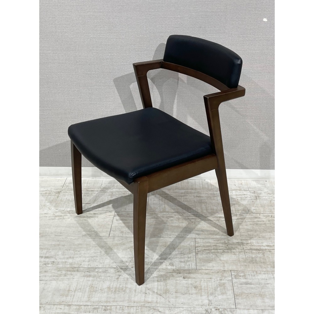 KGY-141316　チェア［ブラック／ブラウン］