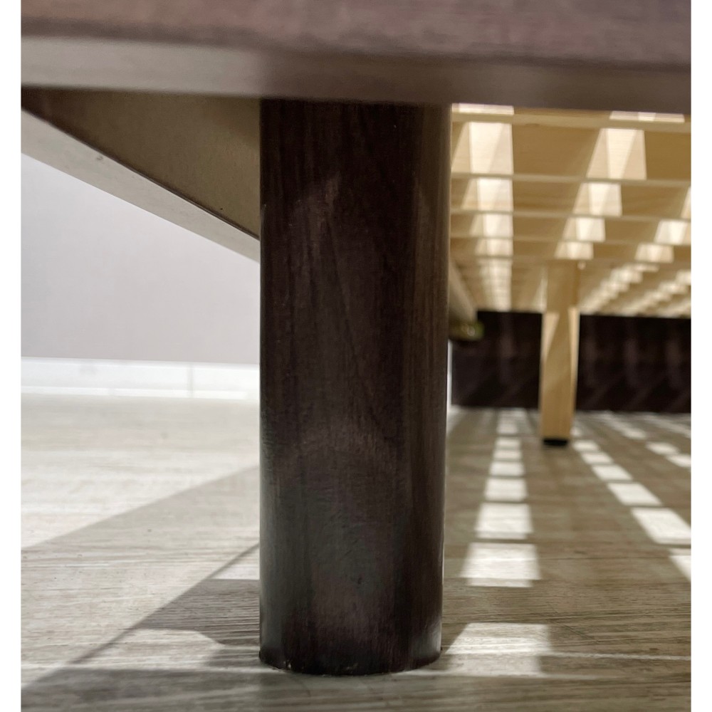 KGY-141147　ベッドフレーム［シングル］［ブラウン］