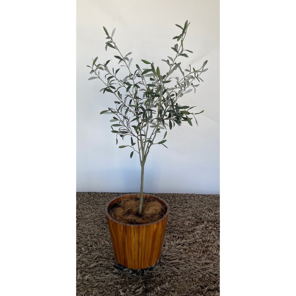 KGY-141524　フェイクグリーン＋鉢［オリーブポット］