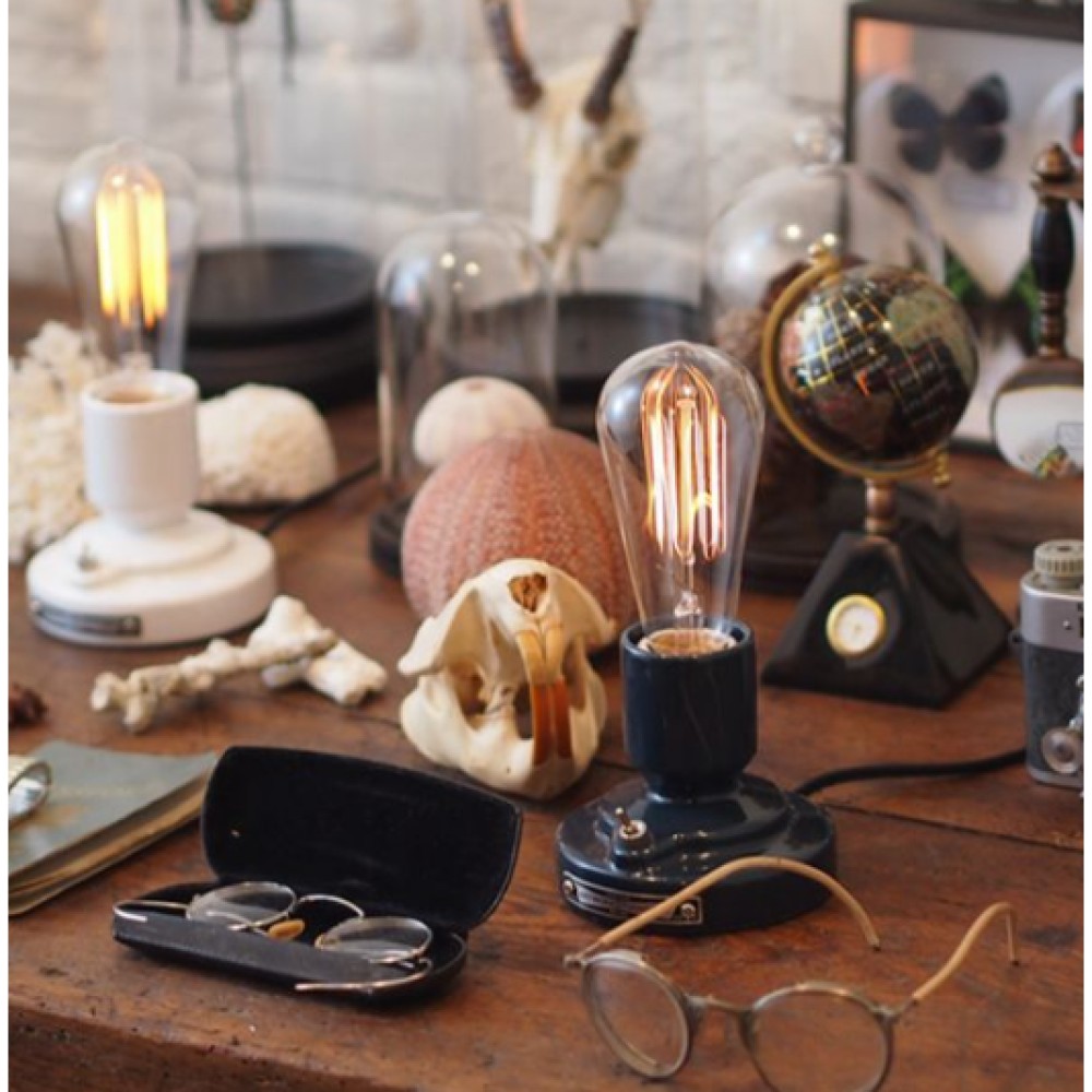 SWA-1115722　スタンド照明［白熱球/LED電球］［ディープブルー/ホワイト］