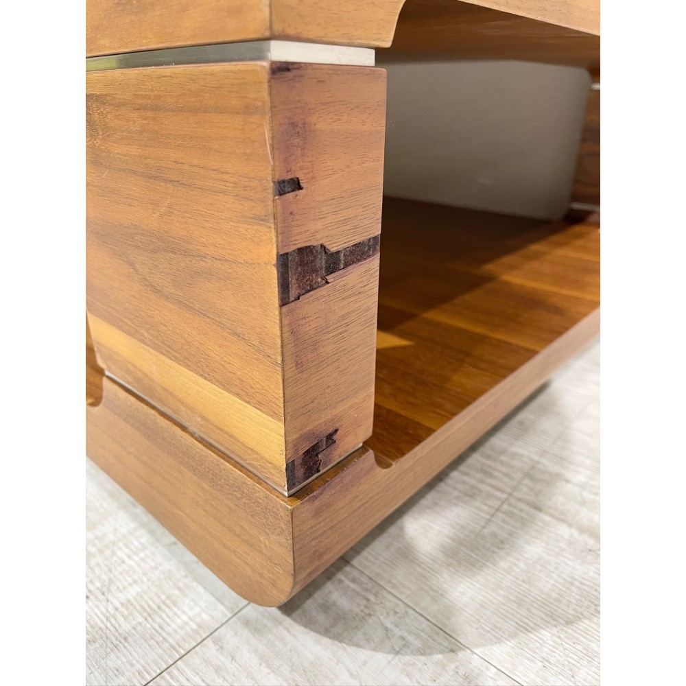 KGY-140639　ローテーブル［ブラウン］