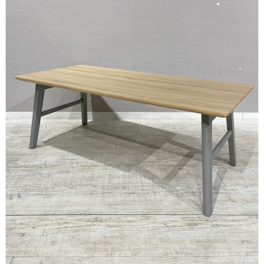 KGY-141087　折りたたみ式センターテーブル［ナチュラル／グレー］