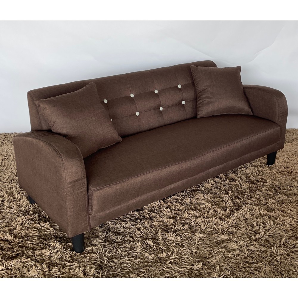 KGY-141564　２．５Ｐソファ［ダークブラウン］