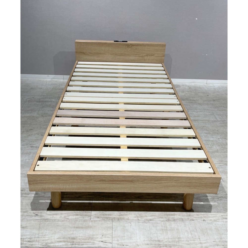 KGY-140998　ベッドフレーム［シングル］［ナチュラル］