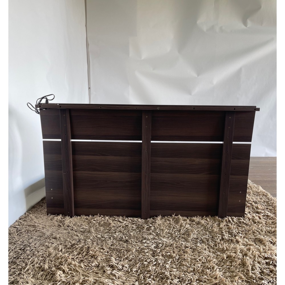 KGY-141575　ベッドフレーム［ダブル］［ブラウン］