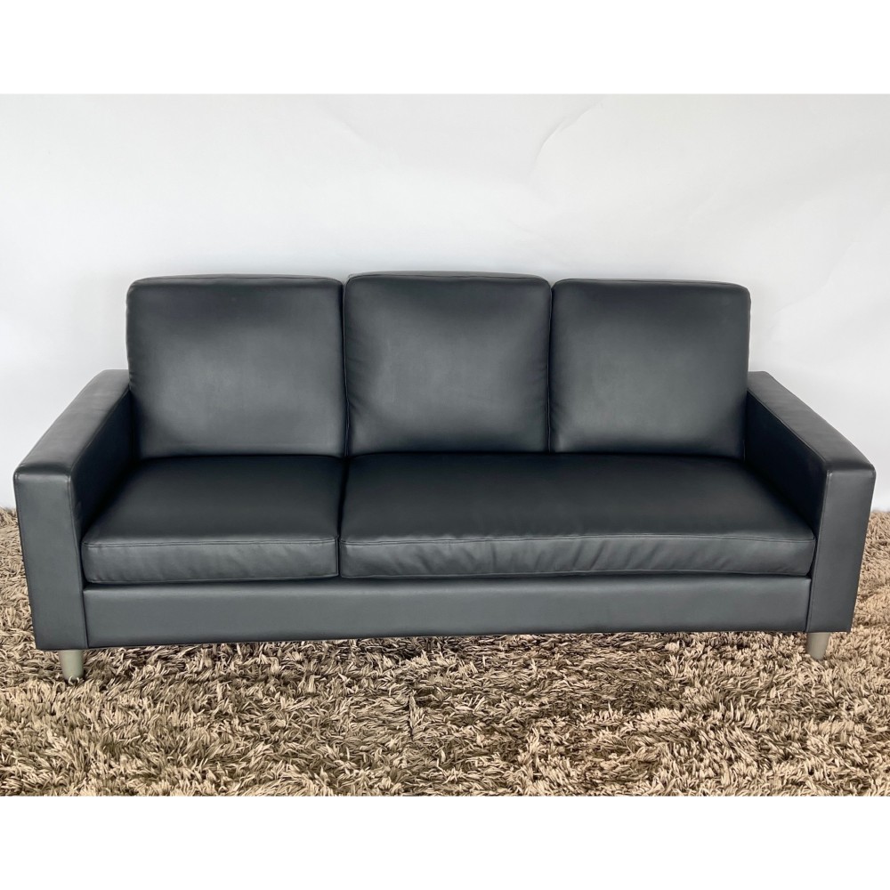 KGY-141483　カウチソファセット［ブラック］