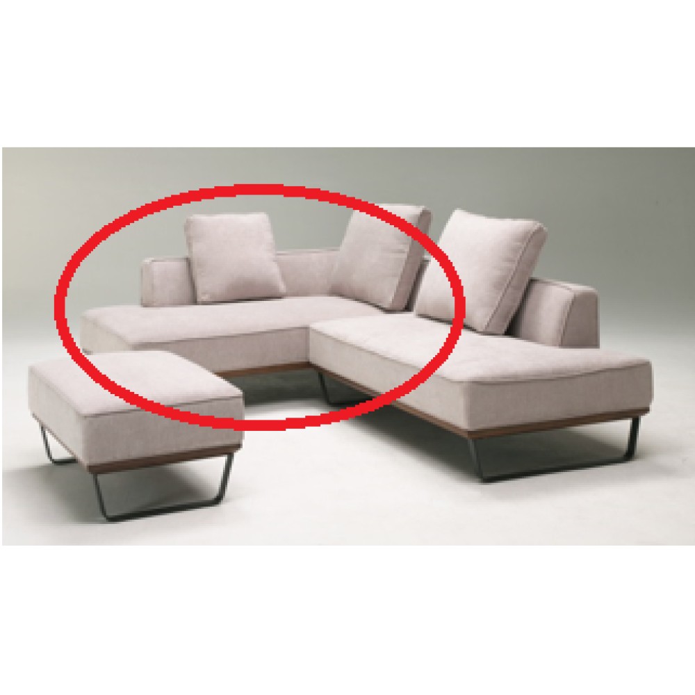 KGS-1119711　カウチ［座って左コーナー］［ベージュ］